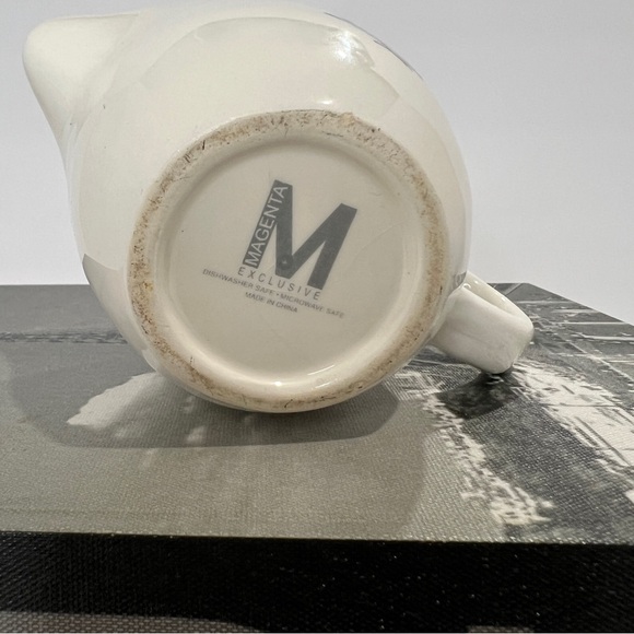 RAE DUNN MAGENTA | HTF White Chirp Creamer - Picture 6 of 8